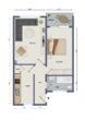 Vermietet! Solide 2 Zimmer Wohnung für Kapitalanleger! - Grundriss