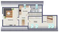 Heimelige 2-Zimmer Dachwohnung im Grünen! - Grundriss
