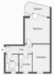 2-Zimmer Dachgeschosswohnung mit Aufzug und Balkon in ruhiger Wohnlage! - Grundriss